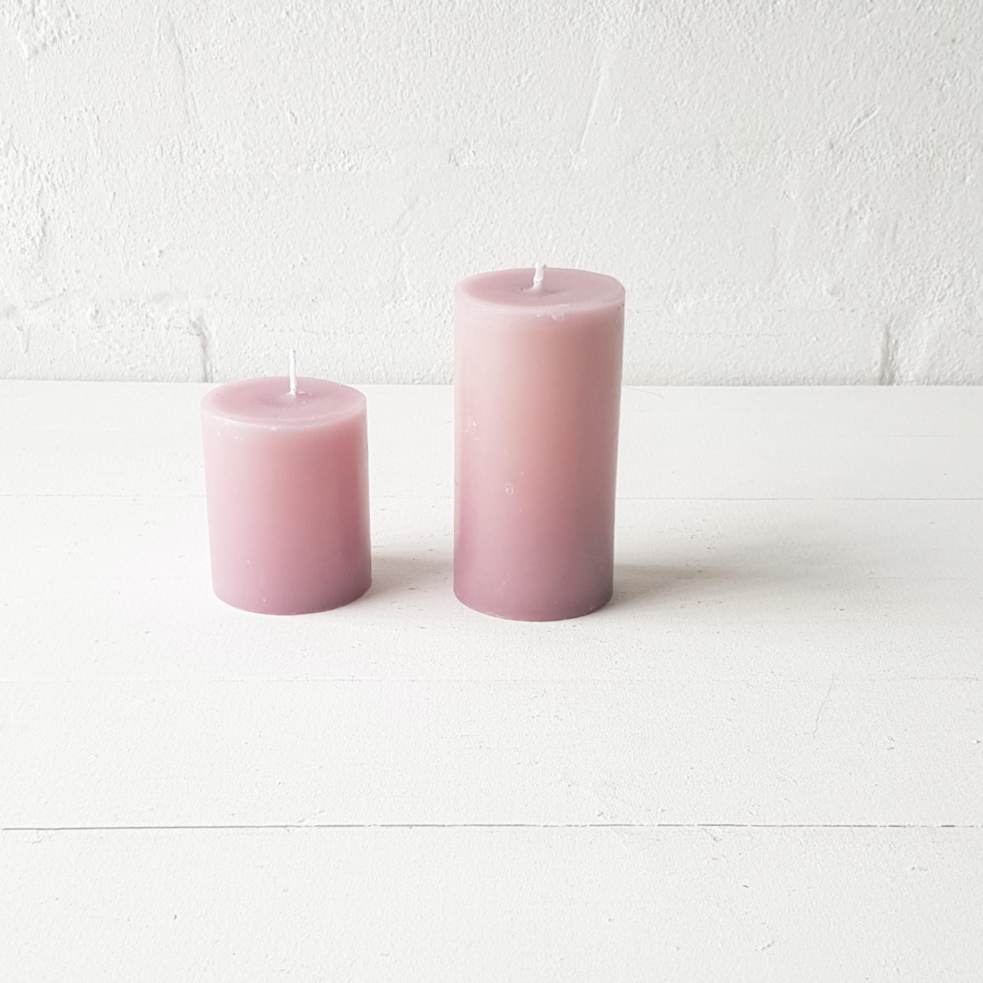 Cotton Candy pillar candle